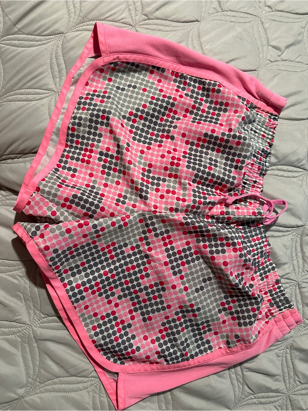 Women’s Pink Polka Dot Active Shorts